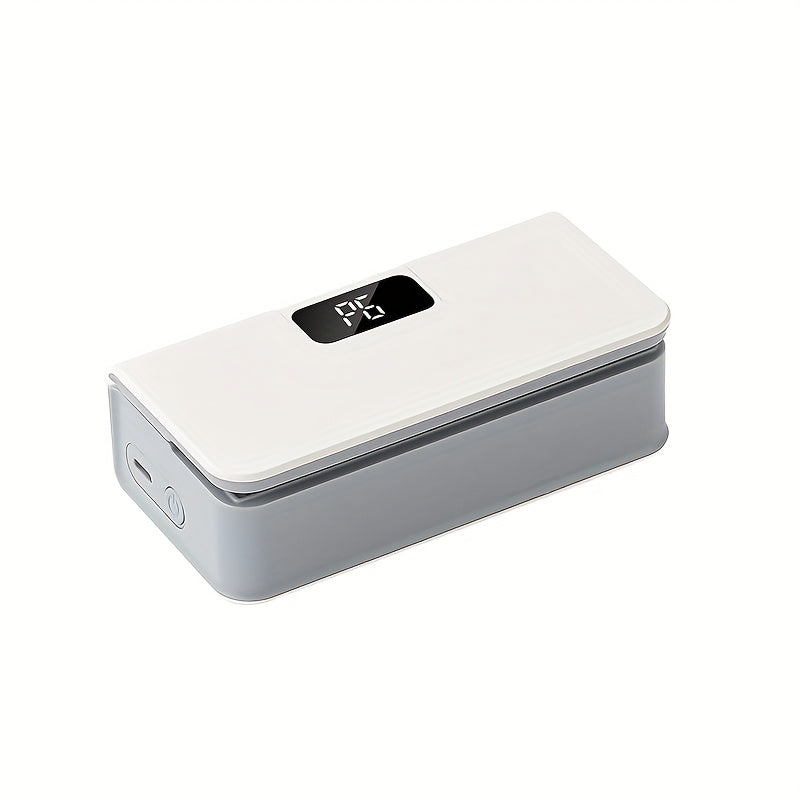 Mini Snack Sealer USB qayta tiklanadigan raqamli displey 6 tezlikli kompakt oziq-ovqat yopishqoq