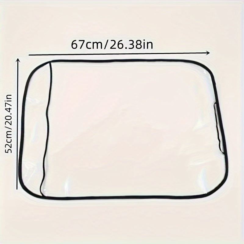 Universal Transparent Resin Car Seat Back Protector Anti-Slip Dirt Guard