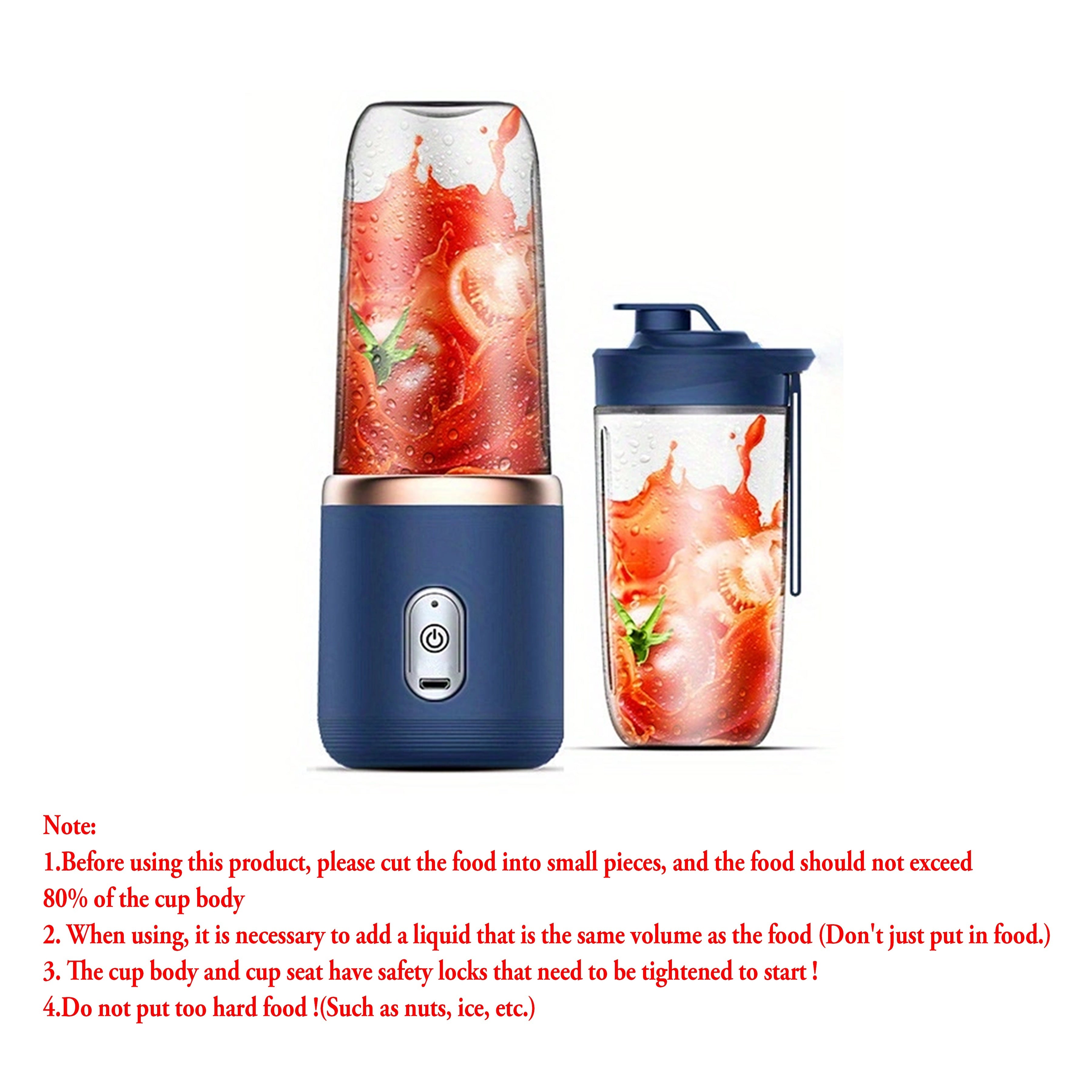 Portable Usb Juicer Cup For On-the-Go Smoothies & Juices
