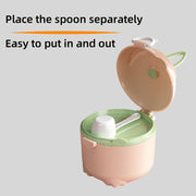 Food Storage Container Reusable PP Material Spill-Proof Green Apricot 2L