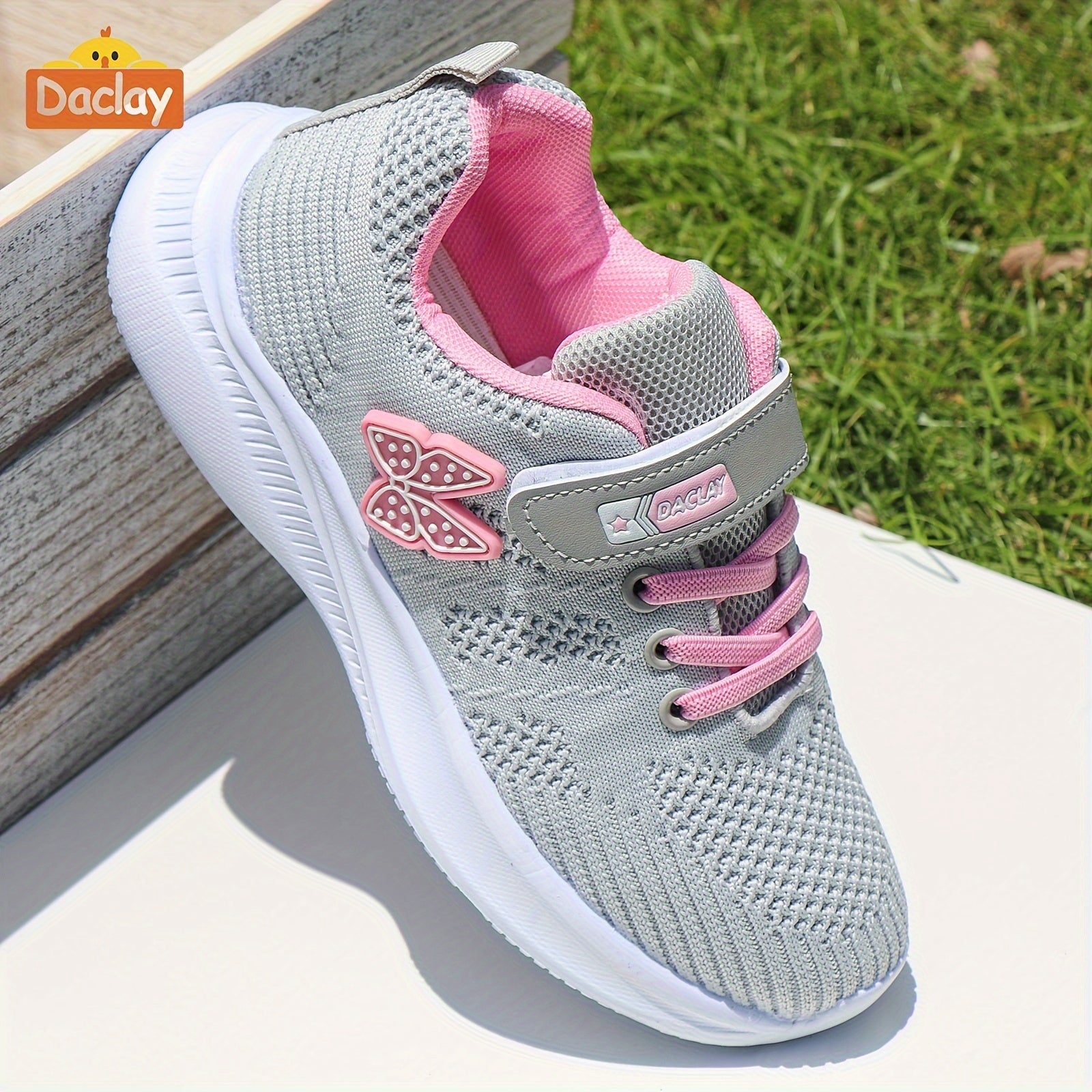 Kids' Breathable Knit Shoes Animal Print Low Top Sneakers for Boys and Girls