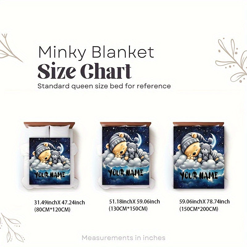 Custom Digital Print Flannel Throw Blanket Hypoallergenic Cozy Bed Sofa Travel