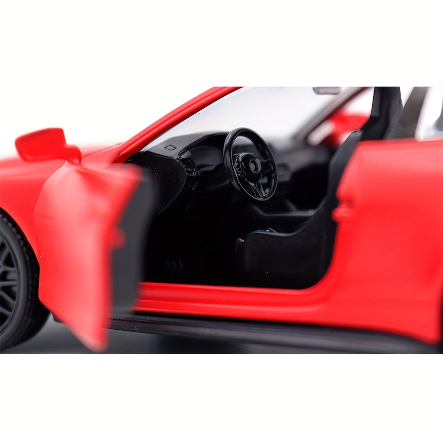 1:36 Scale Alloy Die-Cast BMW M4 CSL Sports Car Model Pull-Back Toy for Boys