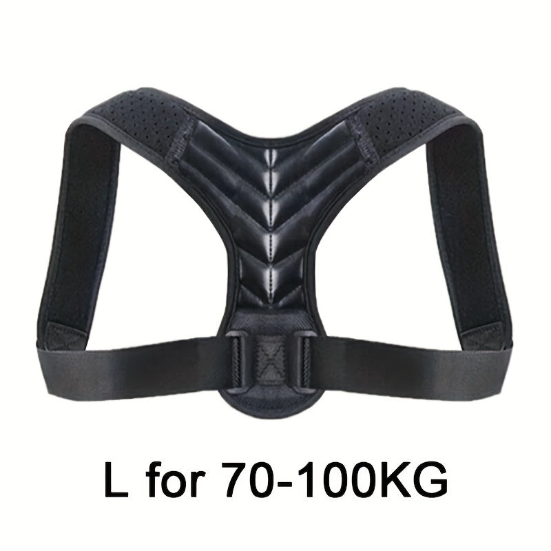 Adjustable Posture Corrector for Women and Men Breathable Shoulder Support Black Grey S/M/L/XL