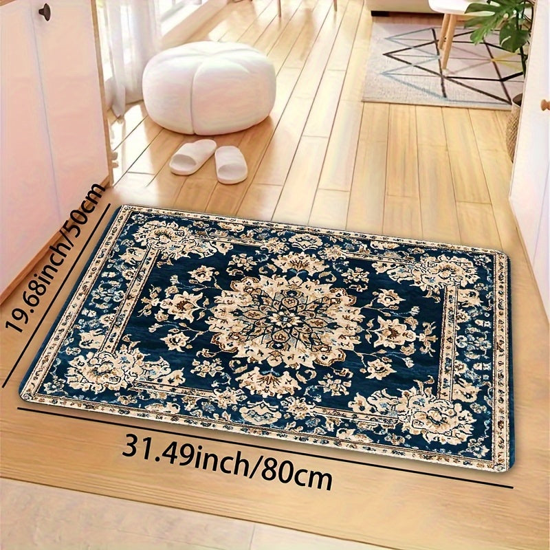 Bohem uslubidagi aksent gilam 8mm polyester, sirg‘almas, oshxona, yotoqxona, ichki makon uchun