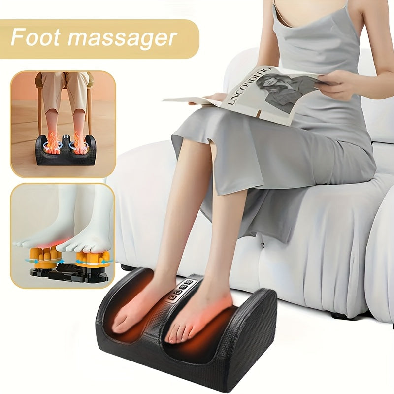 Full Body Massager with Kneading Heating and Timer for Legs Feet Arms