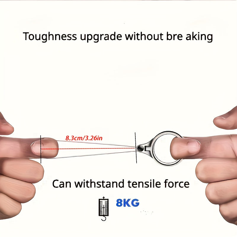 Phone Lanyard with Gold Ring USB Flash Drive Keychain Compact Practical