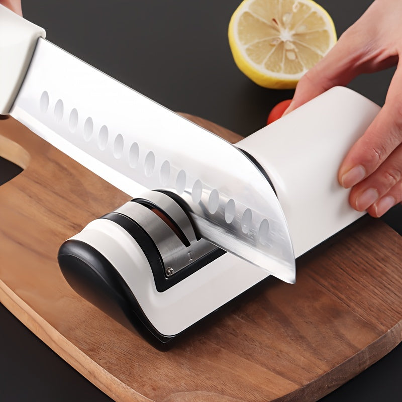 Electric Knife Sharpener for Fast Kitchen Knife Sharpening, Compact and Easy to Use