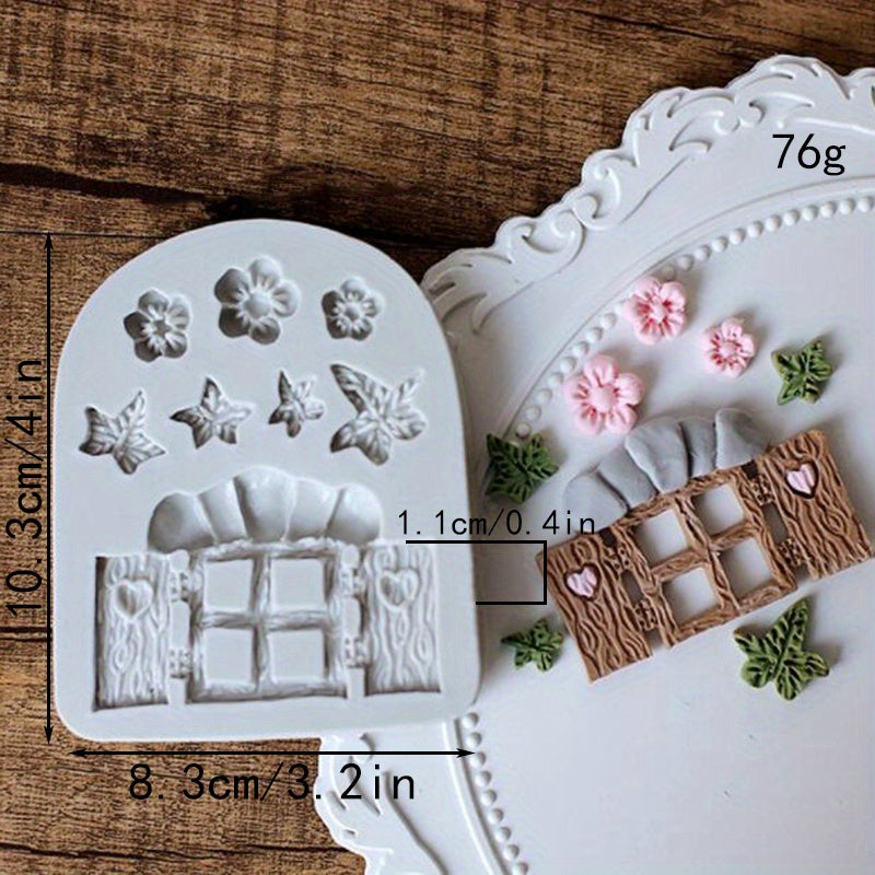 O'rmon mavzusidagi silikon pishirish qolipi, haqiqiy daraxt poyasi va qobiq dizaynlari bilan - tort bezatish, qo'rg'oshinsiz fondant va loy ishlash uchun mukammal. Ushbu silikon tort qolipi bilan noyob tort dizaynlarini yaratish uchun ideal.