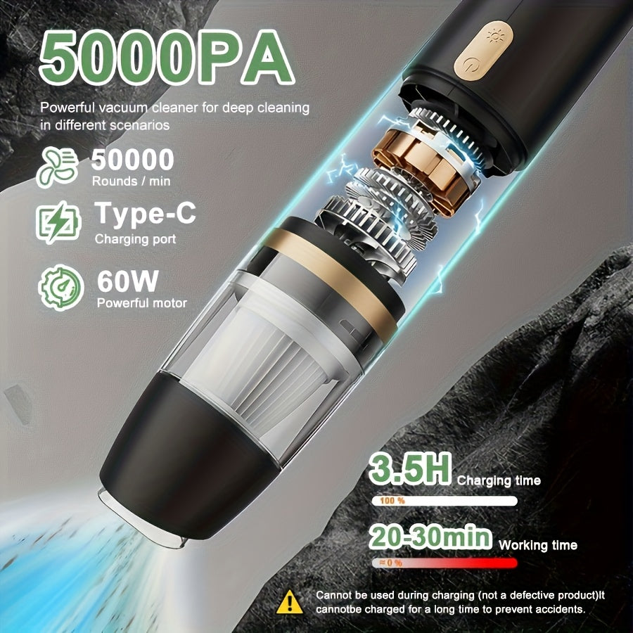 Handheld Vacuum Cleaner Wireless Dual-Purpose Car and Household Dust Remover