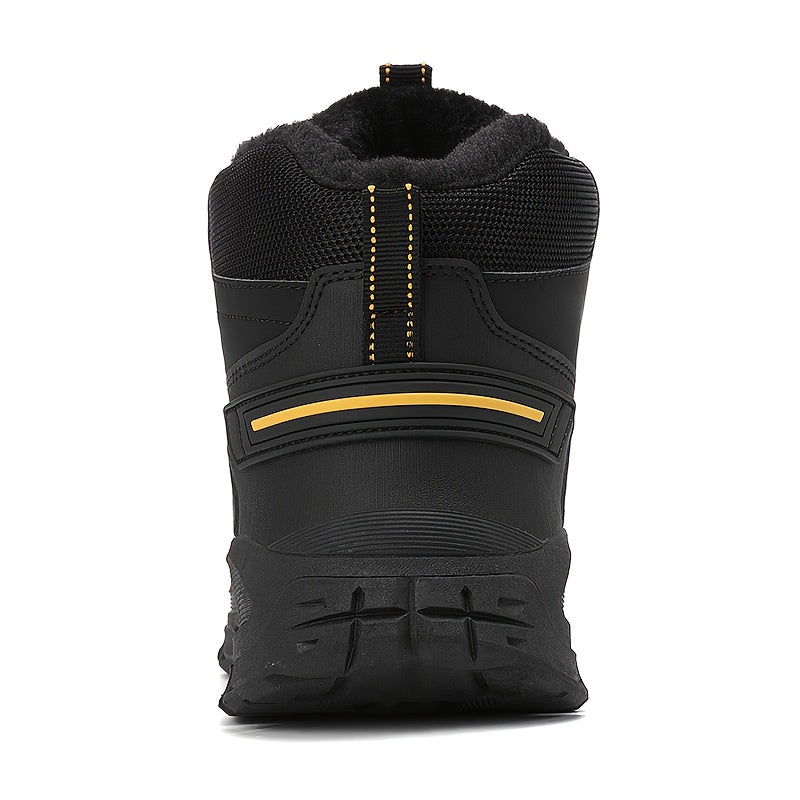 Women's Winter Tactical Boots Non-Slip TPR Sole All-Terrain Hiking Black Tan