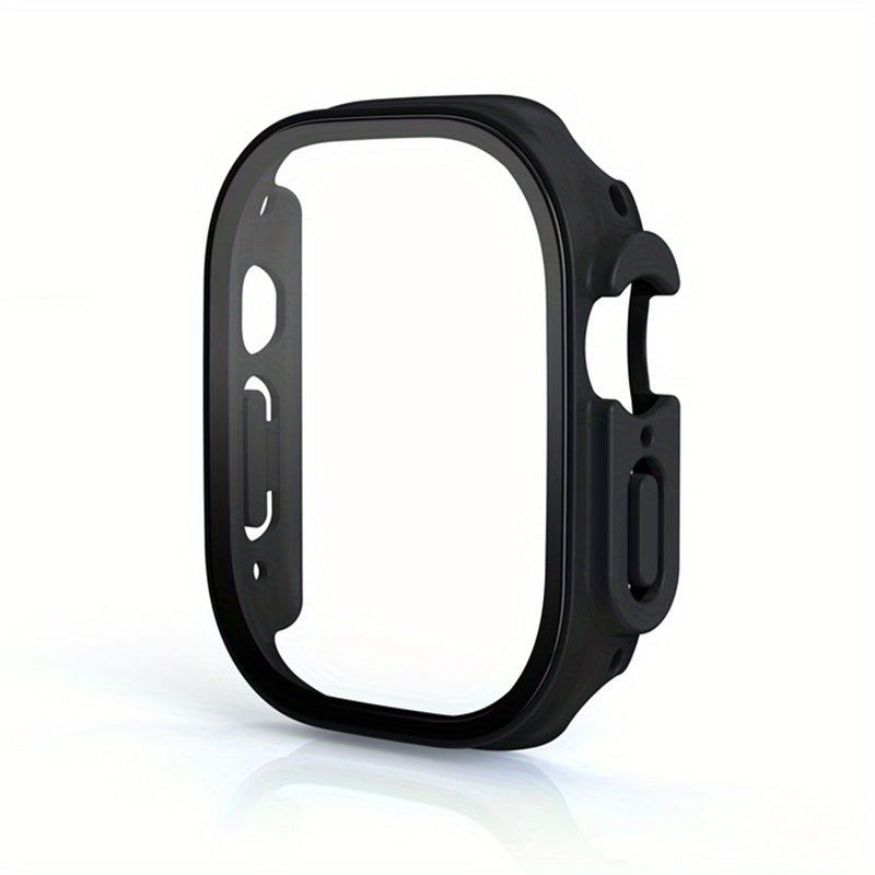 Smartwatch Case for iWatch Ultra 2 49mm Shockproof Durable PC with Tempered Glass Screen Protector