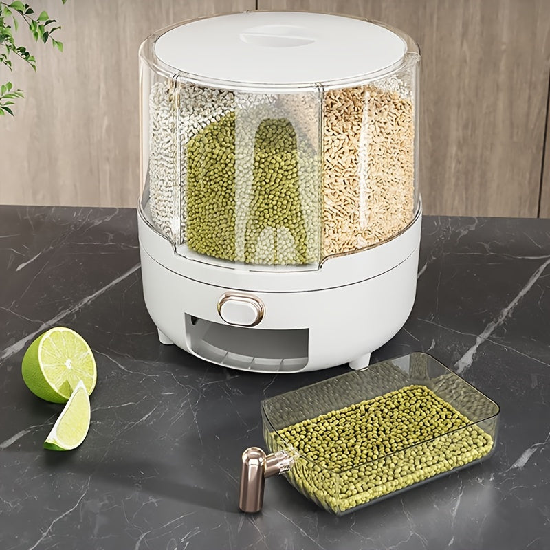 Large Capacity Plastic Grain Storage Container Moisture-Proof Insect-Proof Reusable