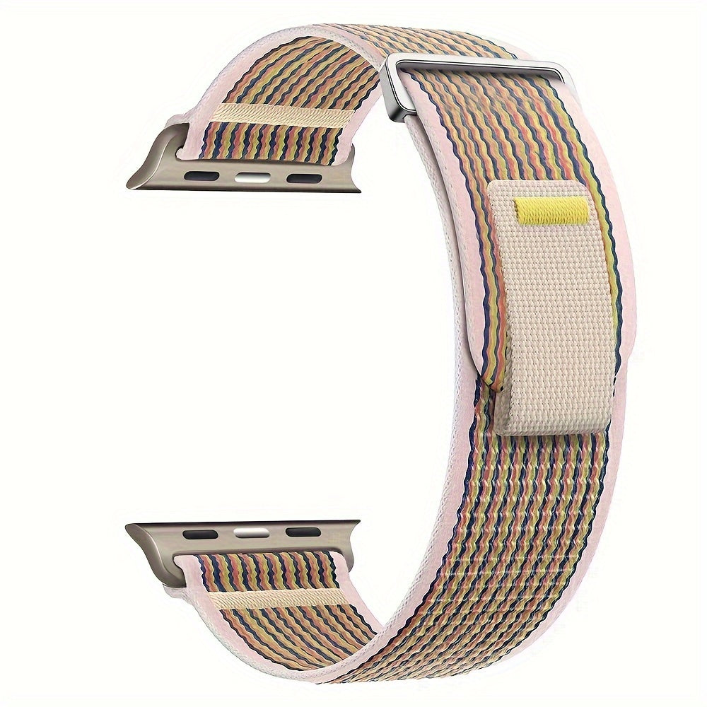 Nylon Adjustable Sport Watch Strap for Apple Watch Series 10 Ultra S9 S8 S7 SE 38mm 49mm