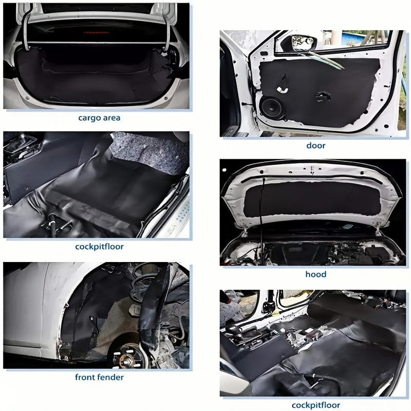 Self-Adhesive Car Engine Hood Firewall Insulation Foam Heat & Soundproofing 12.7mm