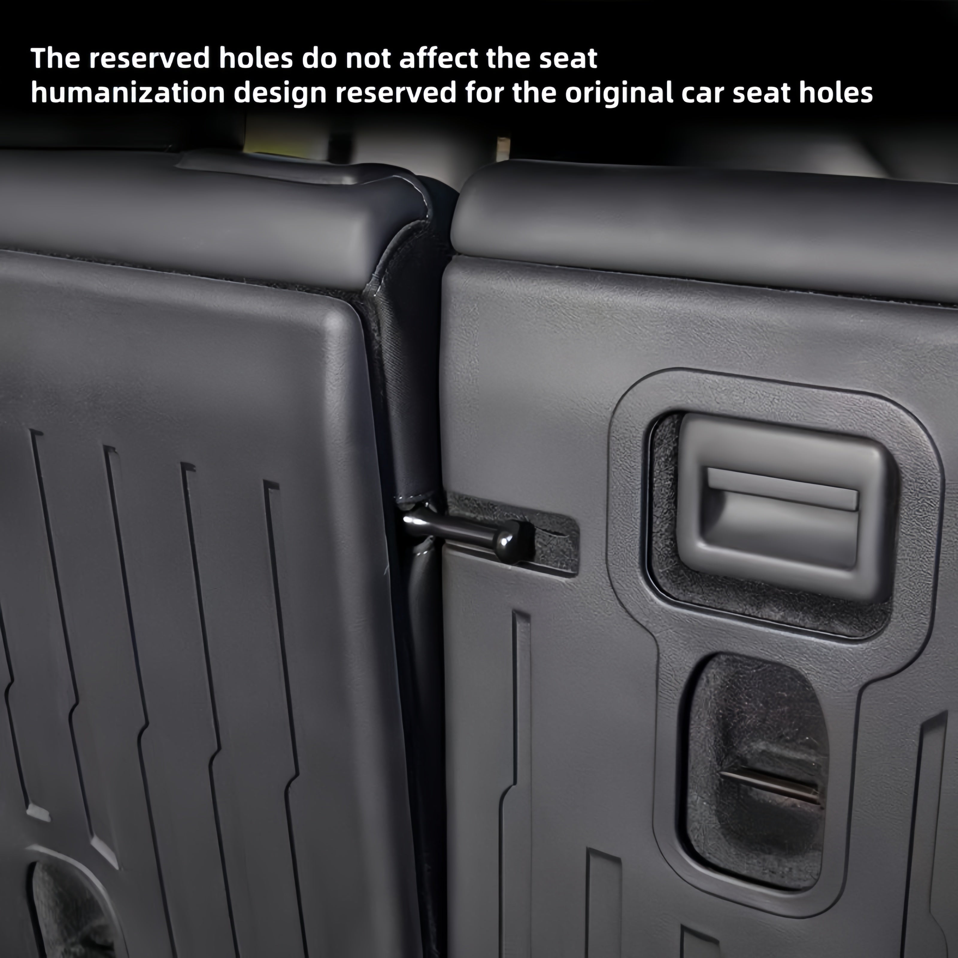 Rear Seat Back Protector Mat TPE for Vehicle Cushion Cover Scratch-Resistant