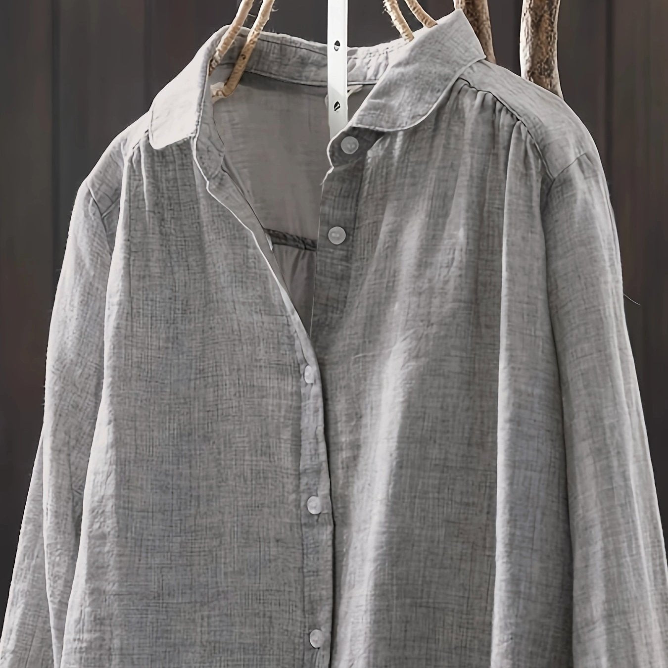 Women's Long Sleeve Cotton Casual Shirt