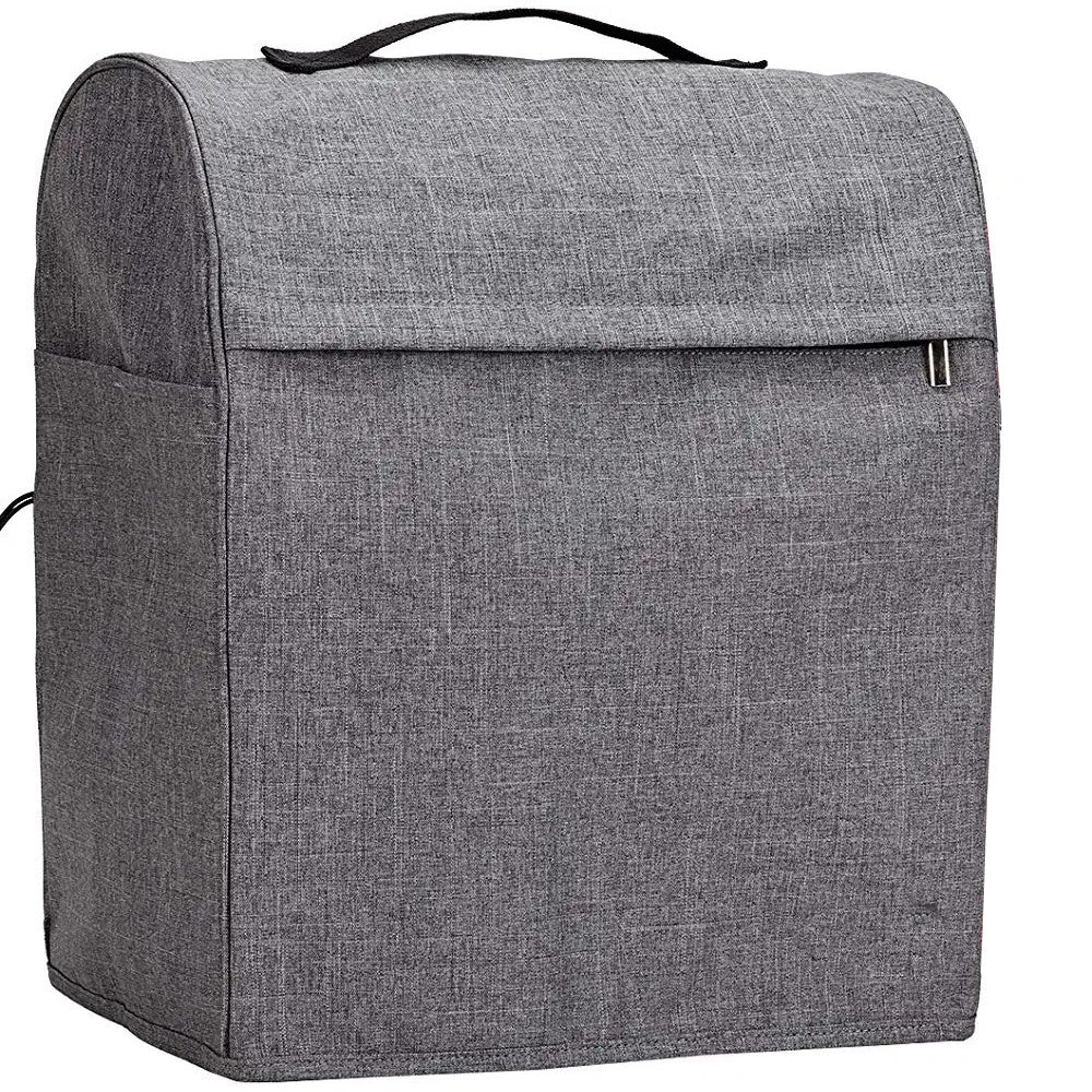 Qiyin turuvchi 4.5-5 kvartli mikserlar uchun mustahkam turuvchi mikser qopqog'i, xavfsiz saqlash va oziq-ovqatni boshqarish himoyasi uchun aksessuar cho'ntagi mavjud.