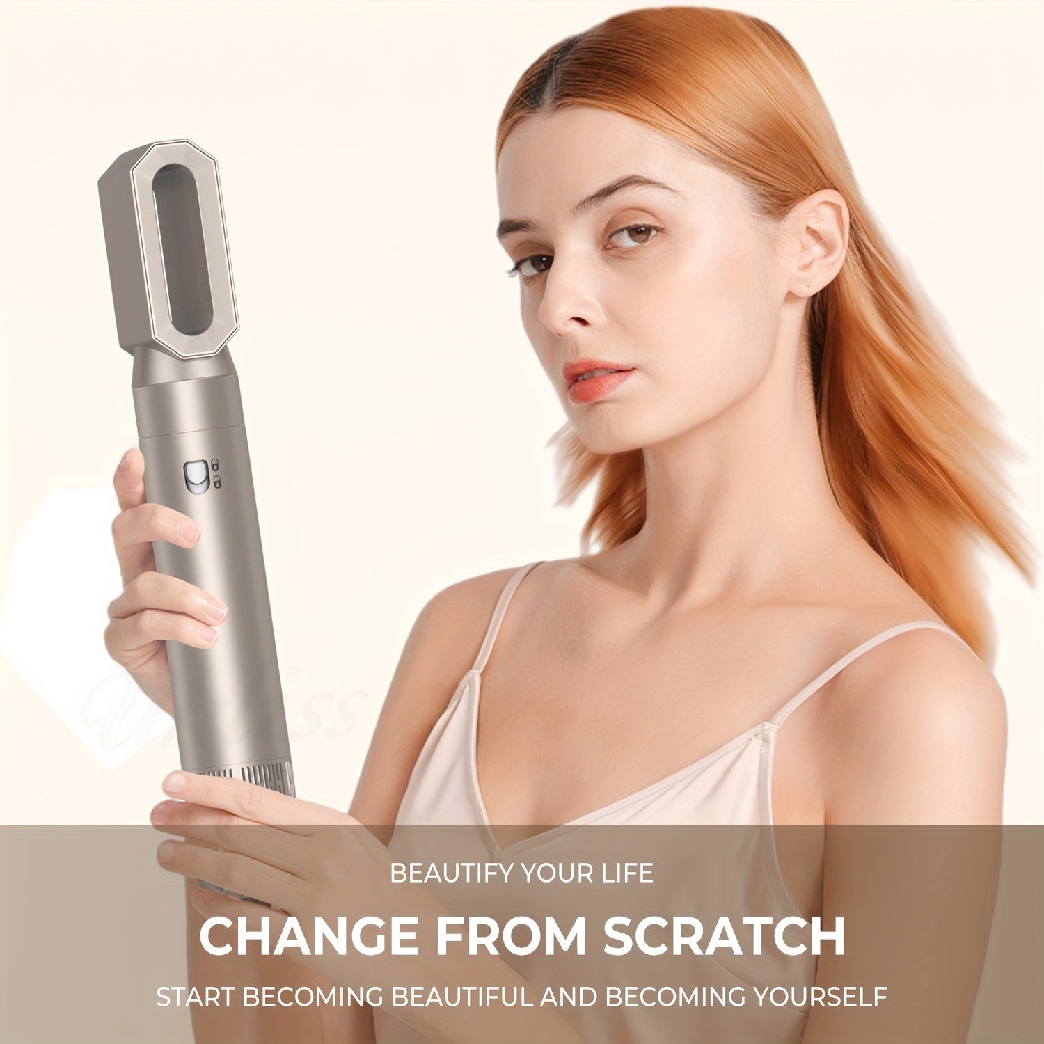 5 в 1 Устройство для укладки волос: фен-щетка 900 Вт с отсоединяемым щипцами для завивки и технологией отрицательных ионов