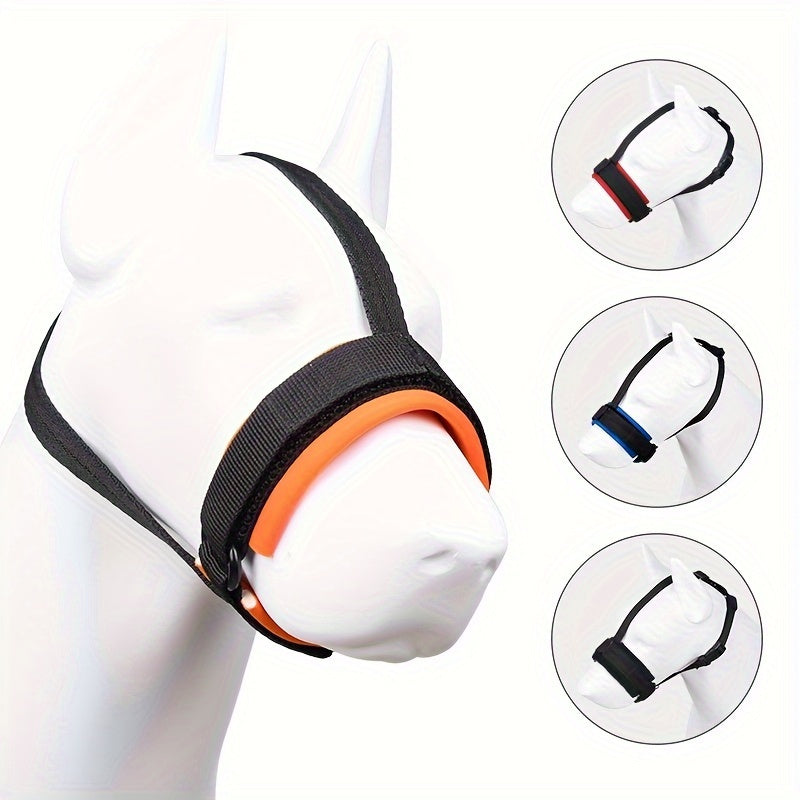 Регулируемый мягкий набивной нейлоновый намордник для собак предотвращает кусание и лаять для всех размеров