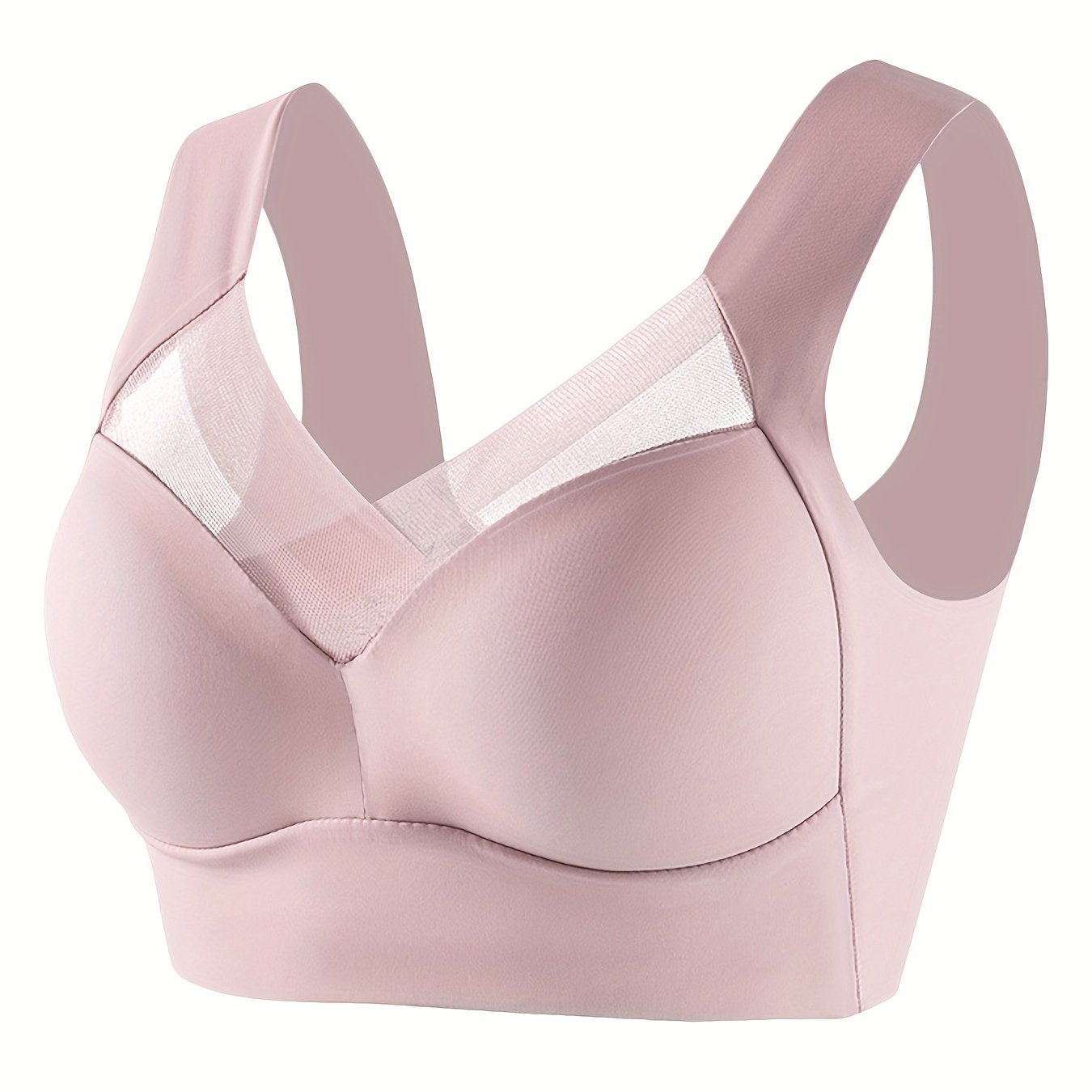 Women's Mesh Wireless Bra Comfortable Full Coverage Lingerie