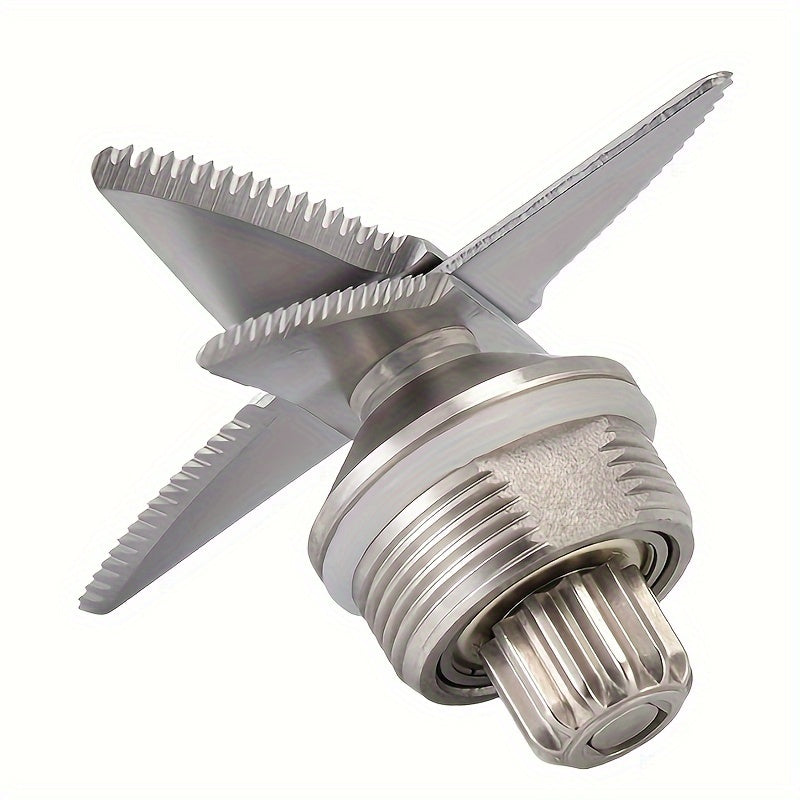 Smoothie va muz maydalash uchun 6 ta zanglamaydigan po'lat va silikondan iborat blender pichog'lari to'plami