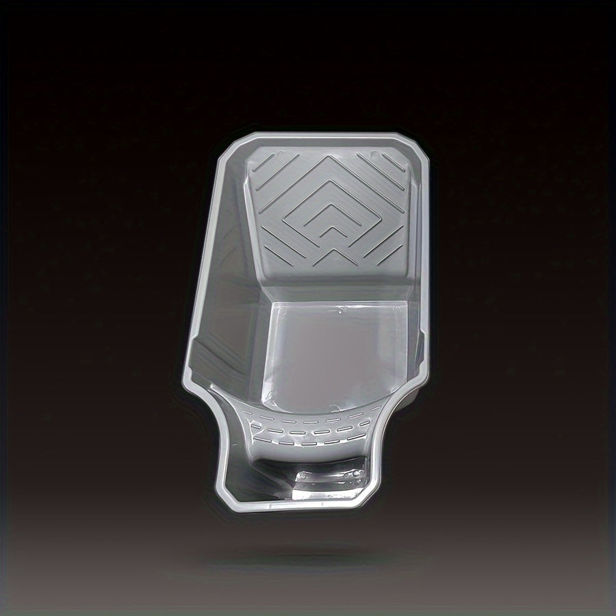 Handheld Paint Cup with Roller Frame Gray 4-Inch Large Capacity Durable PP