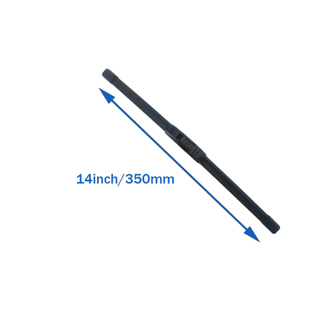 Universal Windshield Wipers with U/J Hooks Durable All-Season Rubber Blades