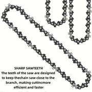 Set of 3 6-Inch Metal Chainsaw Chains for Portable Chainsaw Branch Cutting Gift for Men