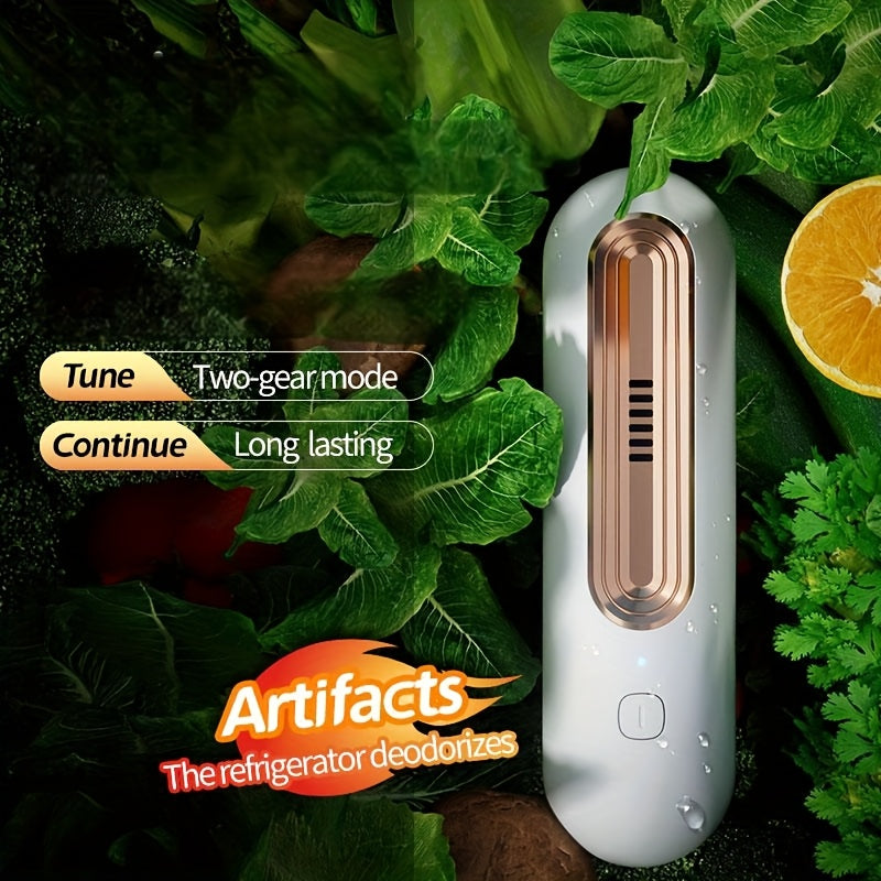 USB Rechargeable Air Purifier for Fridge Wardrobe Shoe Cabinet Deodorizer
