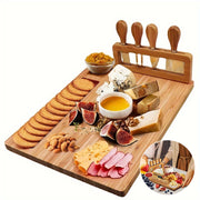 Wooden and Bamboo Cheese Board Set with Creative Kitchen Designs