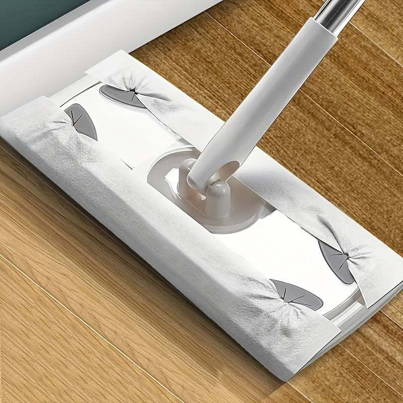 Electrostatic Dust Mop Set for Wet Dry Floor Cleaning with Disposable Pads