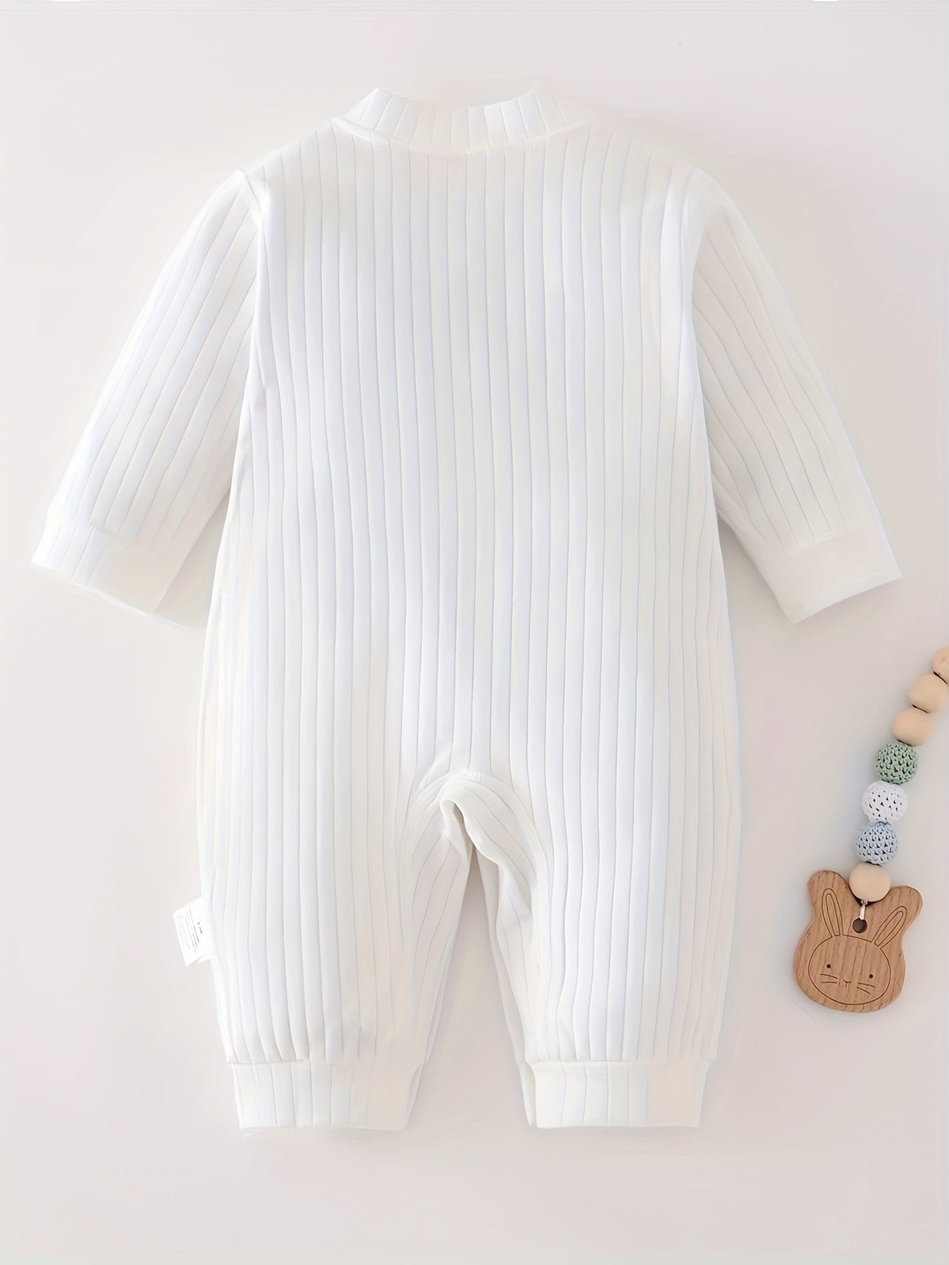 Baby Cotton Teddy Bear Romper for Infants Long Sleeve All-Season Kid's One-Piece