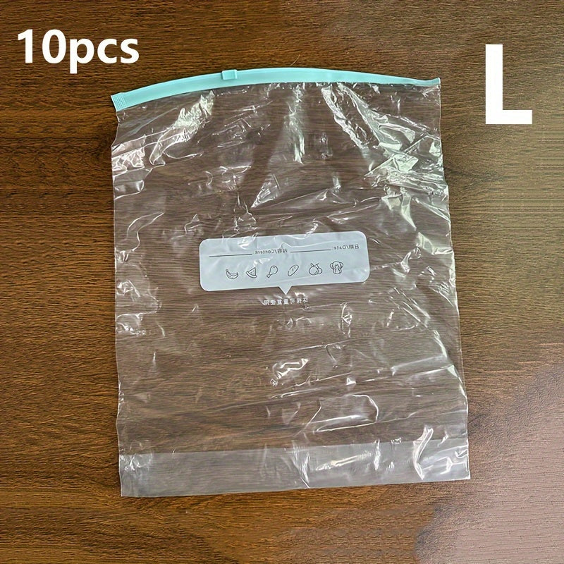 Vacuum Food Storage Bag with Zipper Seal for Refrigerator and Freezer