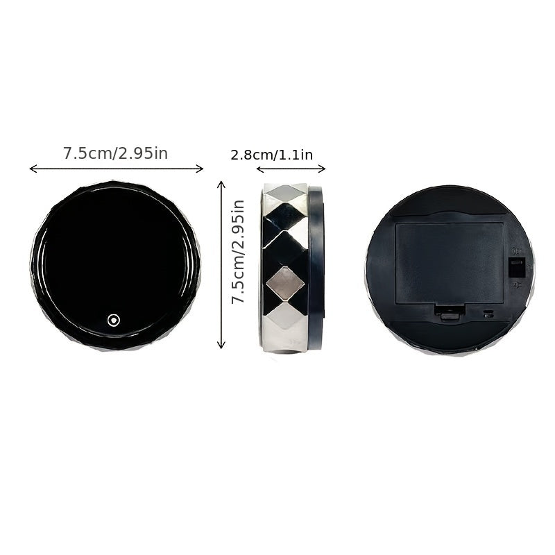 Kichik qora countdown taymer, katta LCD ekran bilan, turli maqsadlar uchun portativ batareyali magnit asos