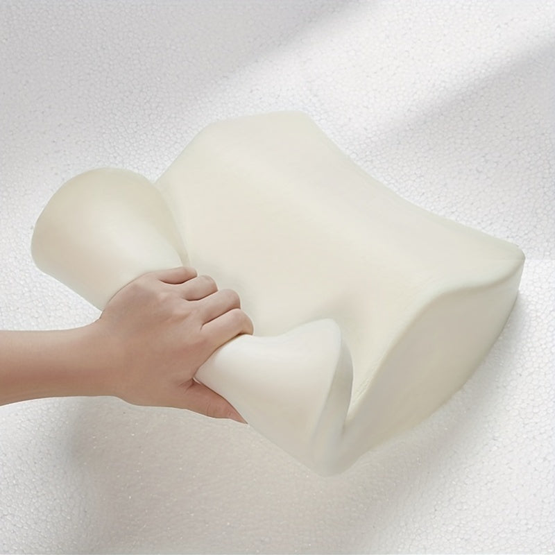 Memory Foam Car Neck Pillow with Breathable Cover for Cervical Support