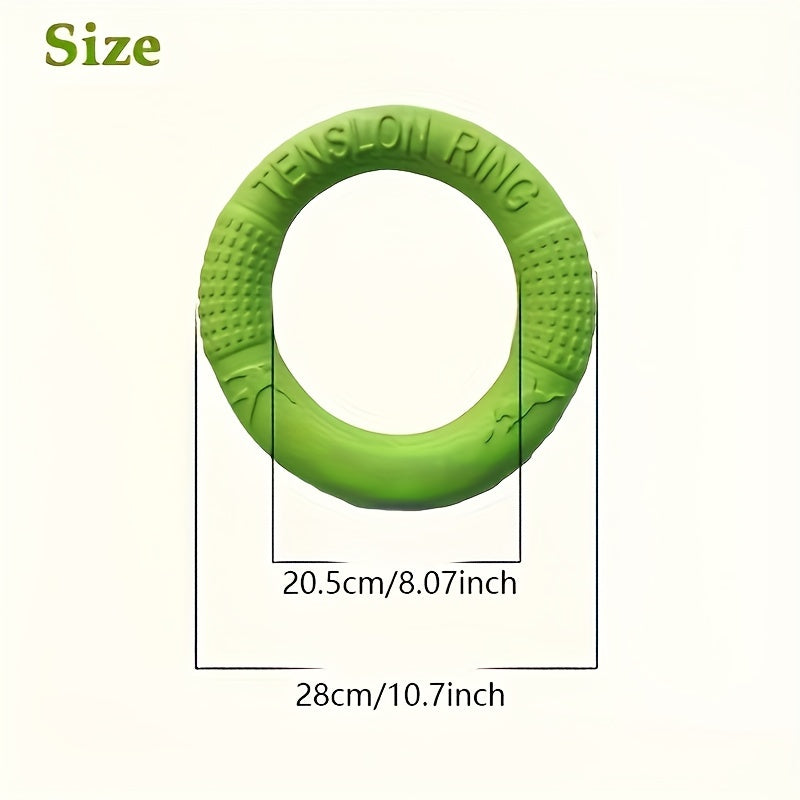 EVA Pet Flying Disc Chew Toy for Dogs Interactive Training and Teeth Cleaning Rubber