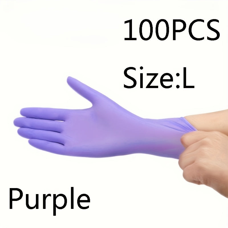 Одноразовые нитриловые перчатки многофункциональные водонепроницаемые противоскользящие для мытья посуды и уборки