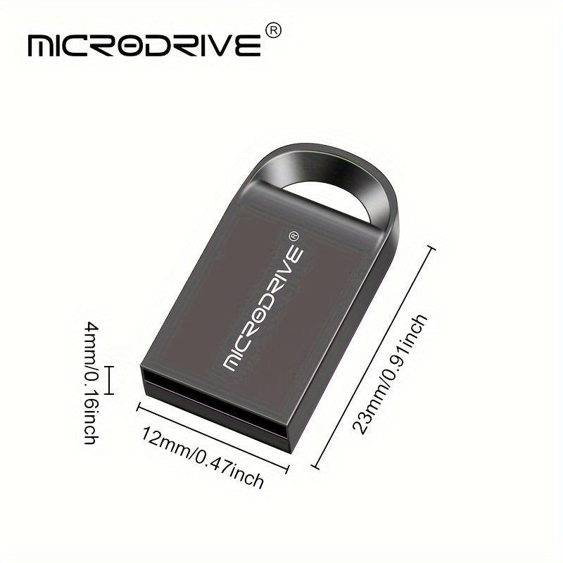 Mini USB Flash Drive with Key Ring 4GB to 128GB Portable Storage Creative Gift