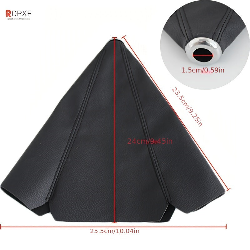 Universal PU Leather Gear Shift Gaiter for Manual Transmission with Dust Cover