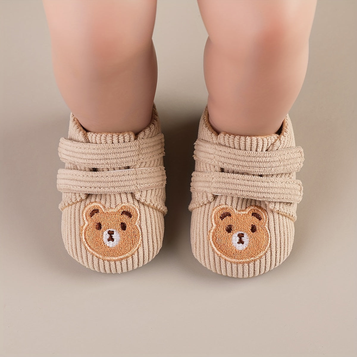 Kichkina erkaklar uchun poyabzal Bahor Kuz multfilmli tikilgan o'roq, sirg'almas, chidamli, chaqaloq 3-9 oy