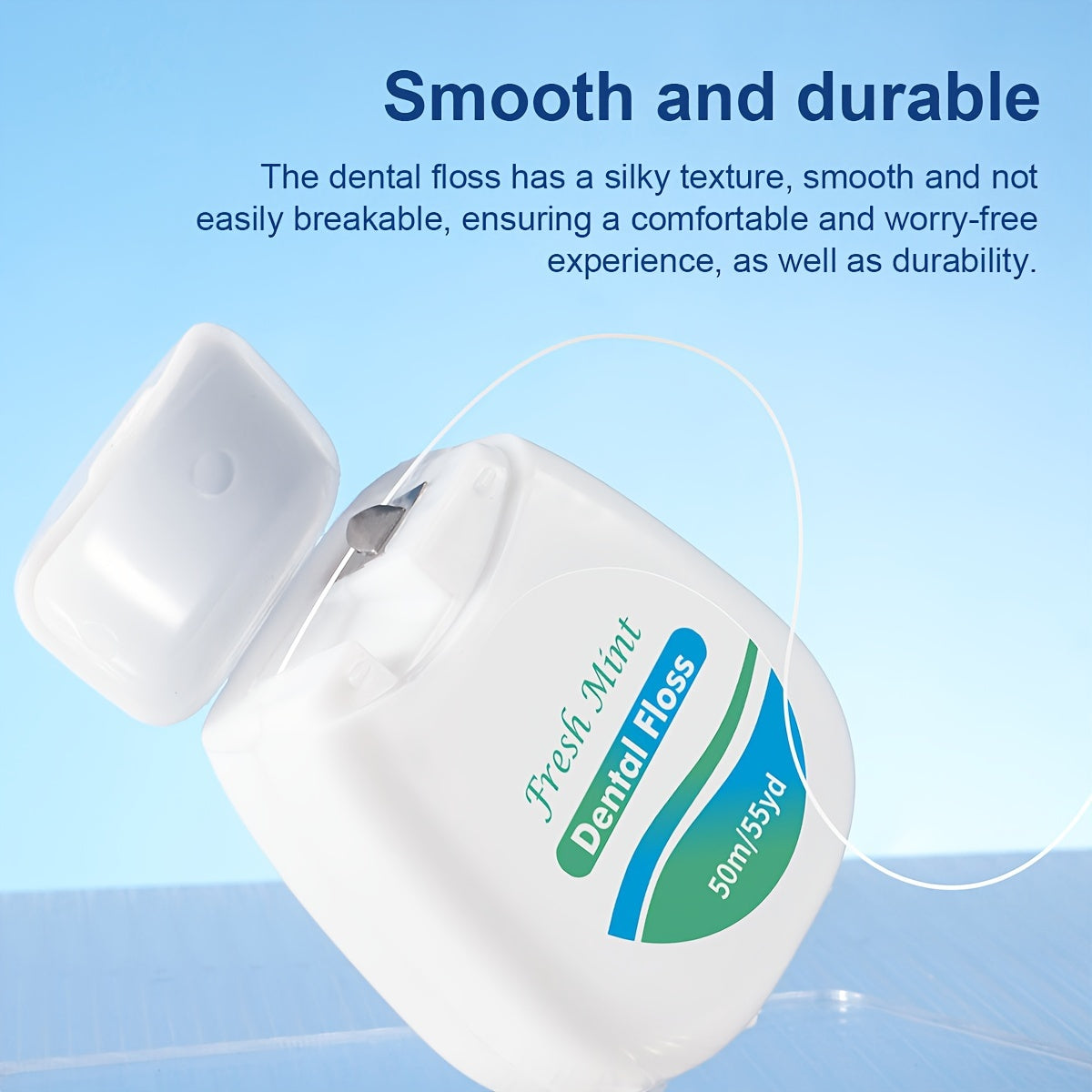 Dental Floss Roll 50M, Mint, Multi-Pack for Personal Oral Care