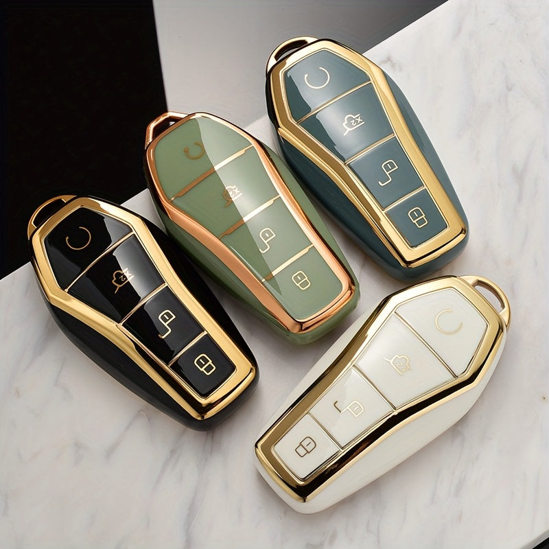 Universal TPU Car Phone Case for Dmi EV Models with Gold Edge