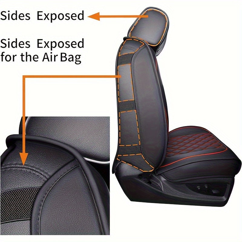 Universal Waterproof PU Leather Seat Cover for Trucks Extended Cab