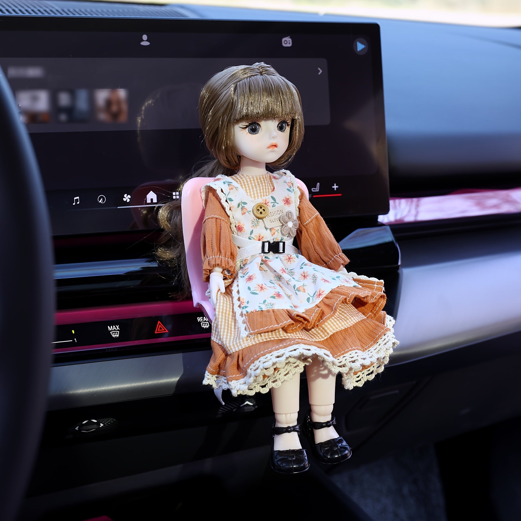 Bolalar avtomobil o'rindiq aksessuari havo chiqishi klipi plastmassa xavfsizlik bezaklari