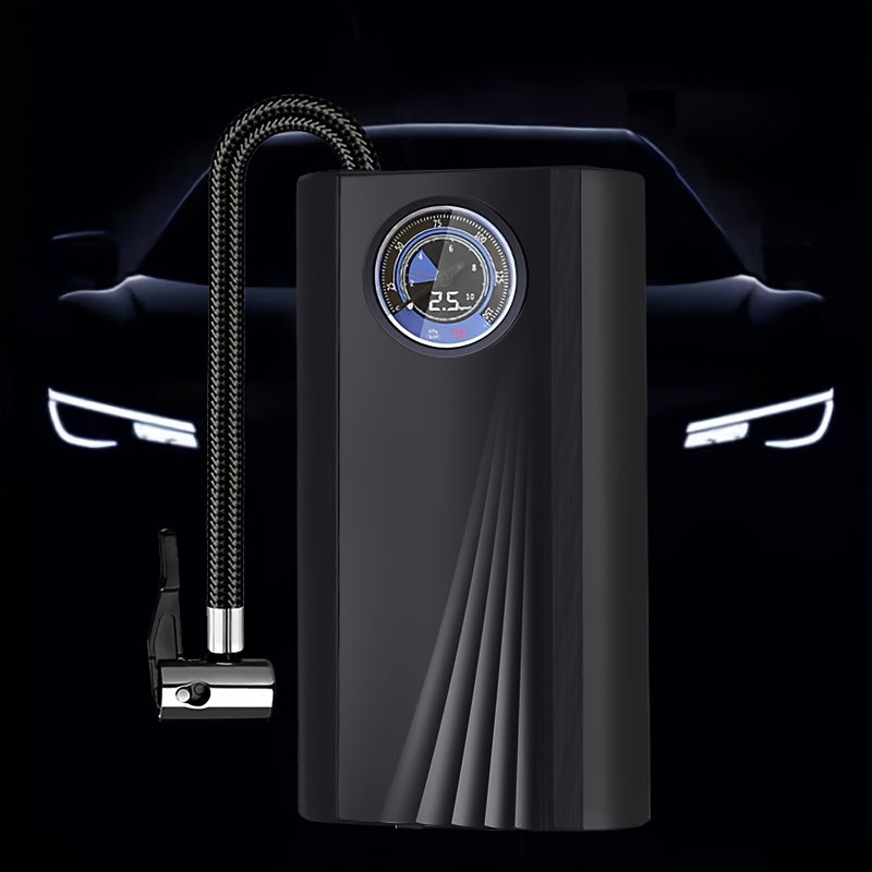 Portable Tire Inflator Air Compressor for Cars Bikes and Sports Equipment