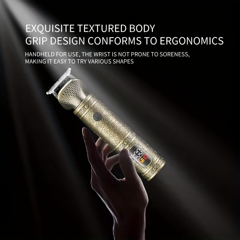 Электрический набор для стрижки волос 18-в-1 с USB-зарядкой, ЖК-дисплей для ухода за телом, носом, ушами и бородой