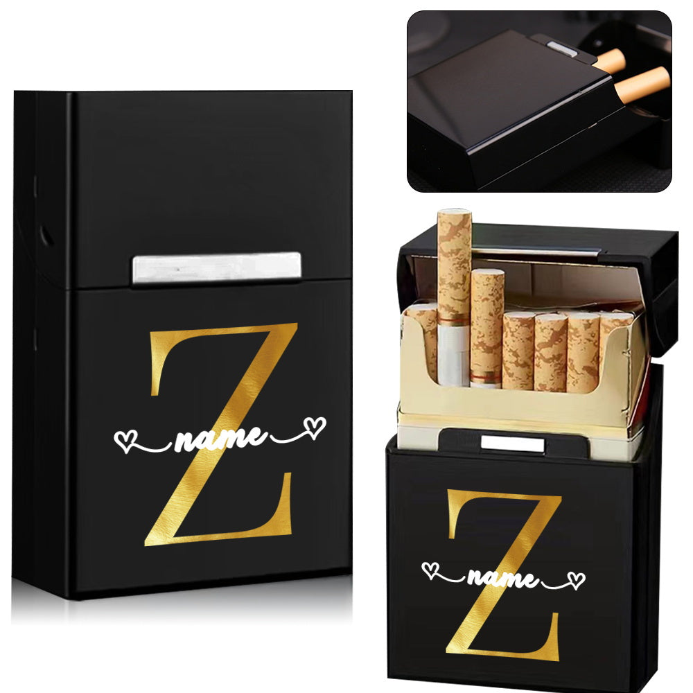 Personalized Metal Cigarette Case Water-Resistant Travel Organizer for Men