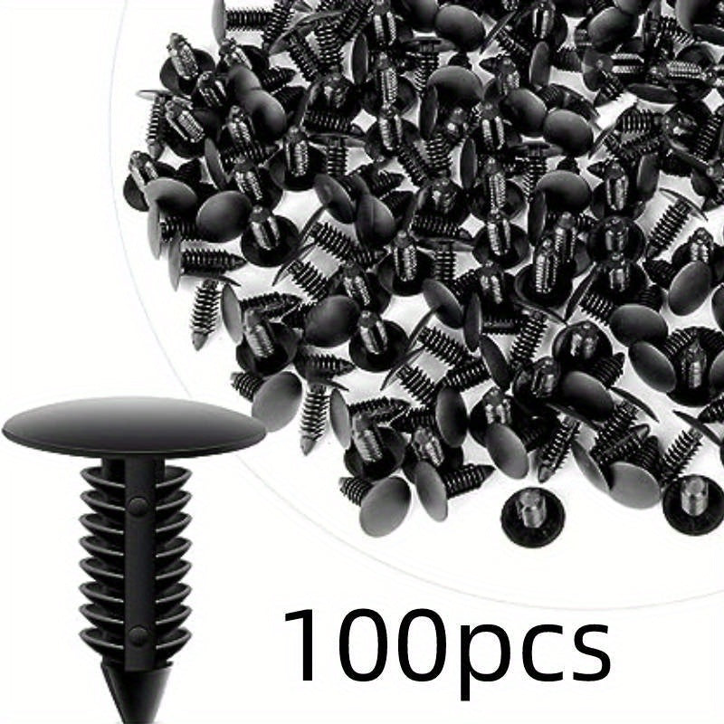 Plastic Bumper Fastener Rivet Clips 7.5mm Hole Auto Body Retainers 50/100/200/300/500pcs
