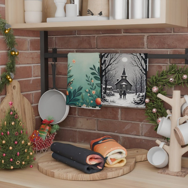 Winter Christmas Kitchen Decor Set of 4 Ornaments 45.72x66.04cm
